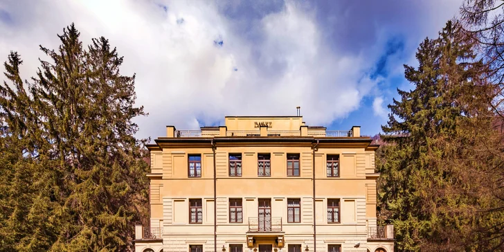 Romantika pro 2 v ceněném penzionu v srdci lázeňského parku vč. wellness
