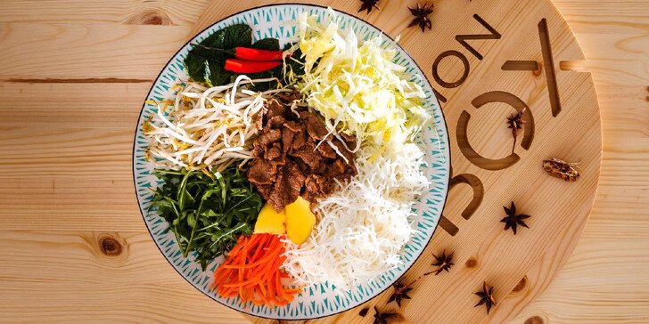 Moderní vietnamská kuchyně: Phorrito nebo Bún bò Nam Bộ pro 1 či 2