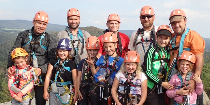 Kurz via ferrata nebo kurz přežití v přírodě pro malé i velké dobrodruhy
