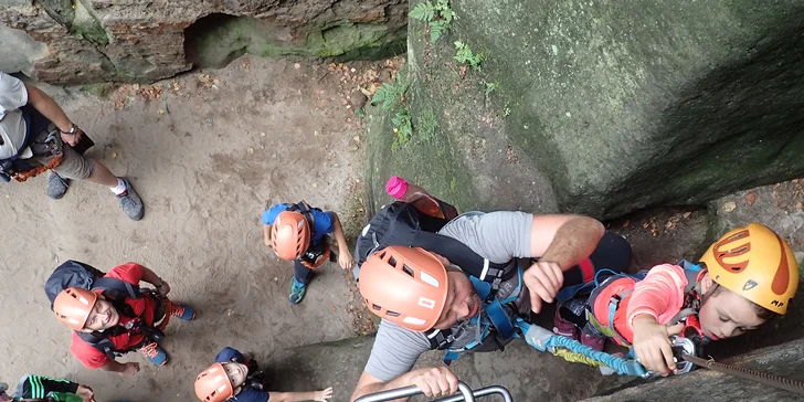 Kurz via ferrata nebo kurz přežití v přírodě pro malé i velké dobrodruhy