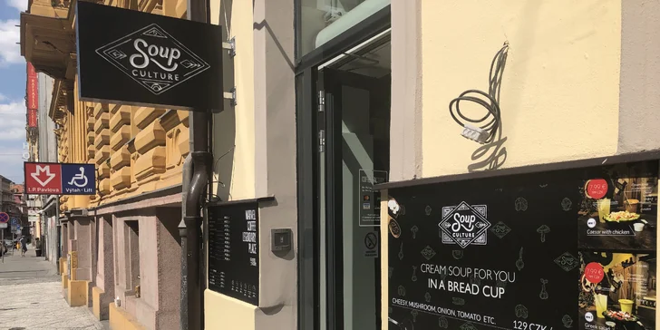 Vege polévky v kelímku z jedlého těsta + varianty se salátem a limonádou