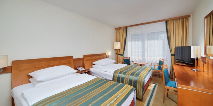 3 luxusní dny v Brně: 4* hotel Holiday Inn, střešní wellness a slevy na zážitky