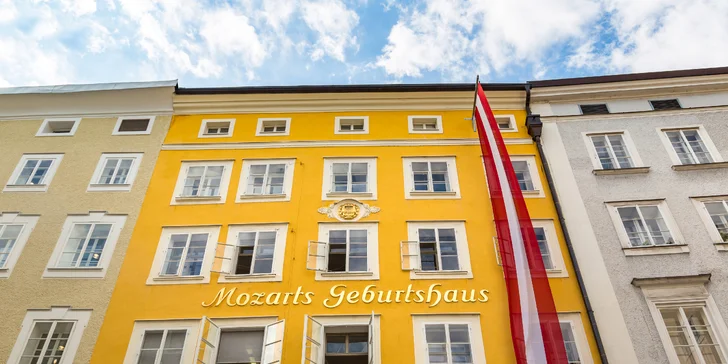 Navštivte třeba Mozartův rodný dům.