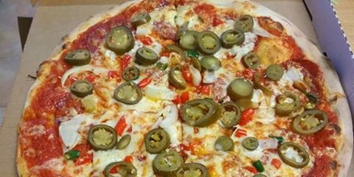 Křupavá pizza s sebou dle výběru: 1 nebo 2 pochoutky, ⌀ 35 nebo 45 cm