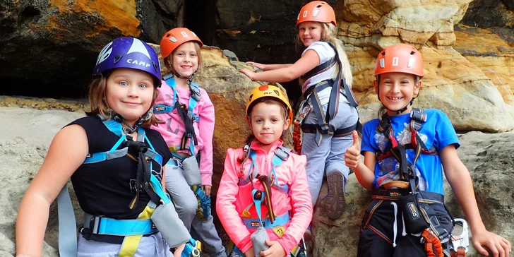 Kurz via ferrata nebo kurz přežití v přírodě pro malé i velké dobrodruhy