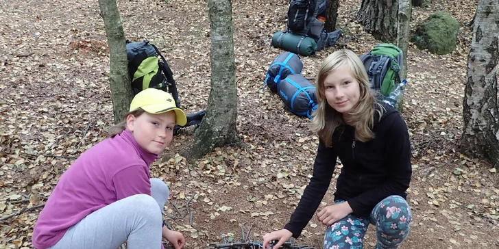 Kurz via ferrata nebo kurz přežití v přírodě pro malé i velké dobrodruhy
