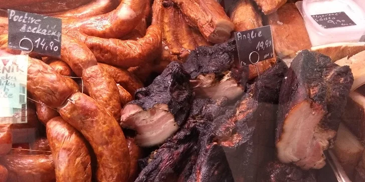 All you can eat degustace steaků, uzenin, líček a dalších mas přímo v řeznictví