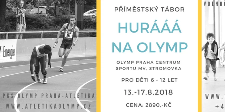Příměstský tábor se sportovní tematikou: 5 dní se stravou a programem