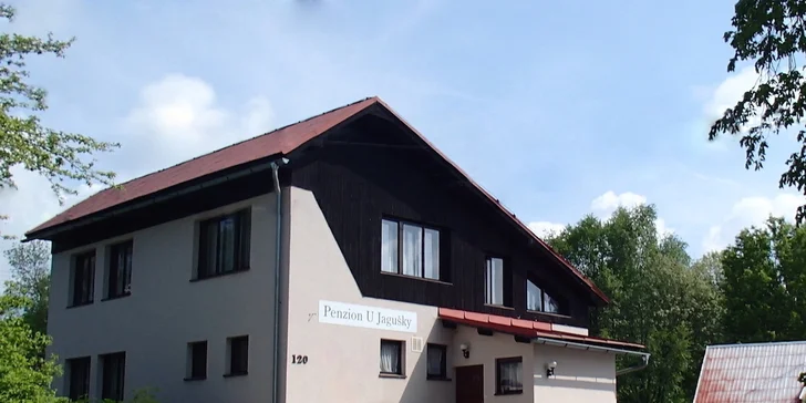 Podzim v Krkonošské přírodě: útulná chata pro dva nebo čtyři výletníky