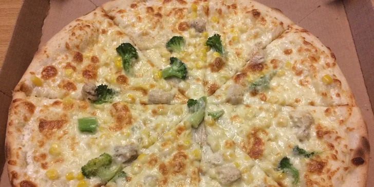 Křupavá pizza s sebou dle výběru: 1 nebo 2 pochoutky, ⌀ 35 nebo 45 cm
