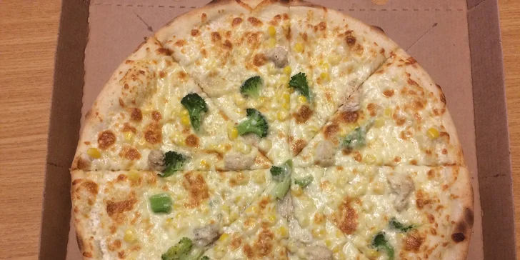 Křupavá pizza s sebou dle výběru: 1 nebo 2 pochoutky, ⌀ 35 nebo 45 cm
