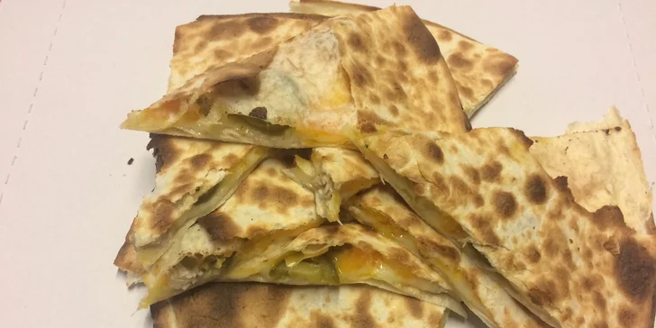 Pauza na Mexiko: Čerstvá quesadilla plněná dle výběru pro 1 nebo 2