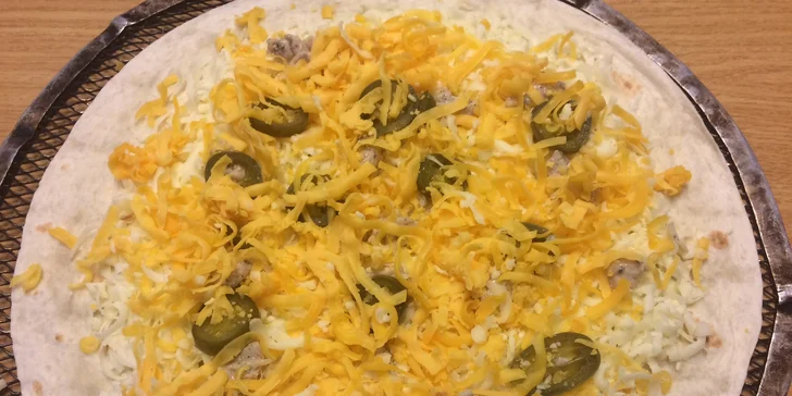 Pauza na Mexiko: Čerstvá quesadilla plněná dle výběru pro 1 nebo 2