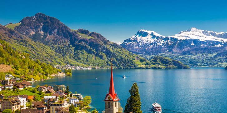 Zájezd do Švýcarska za alpskými panoramaty a nejstrmější zubačkou světa