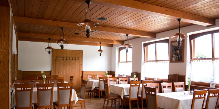 Dovolená s wellness a polopenzí v Západních Tatrách v Hotelu Gobor ***