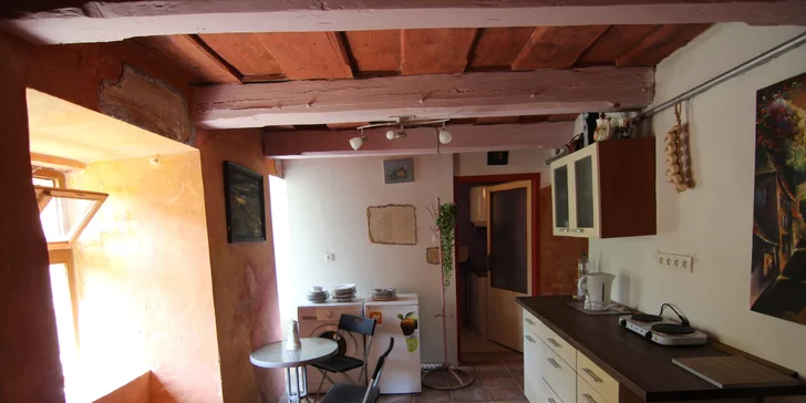 Ubytování v originálním mlýnském apartmánu pro milovníky kumštu