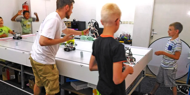 Kurz robotiky a programování pro děti: zkušební lekce i měsíční kurz