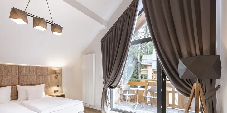 Apartmán Premium má i vlastní saunu.