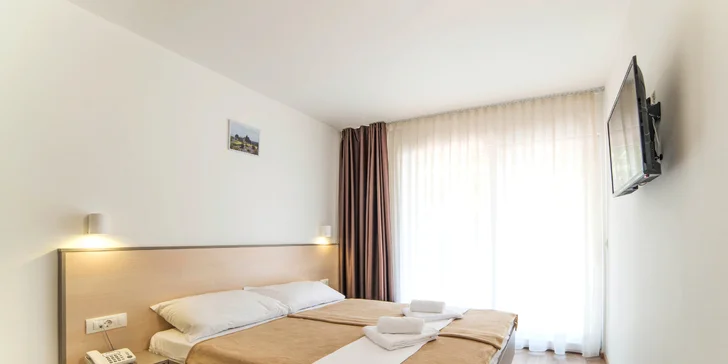 Děti do 2,9 let na lůžku s rodiči mají pobyt zdarma.