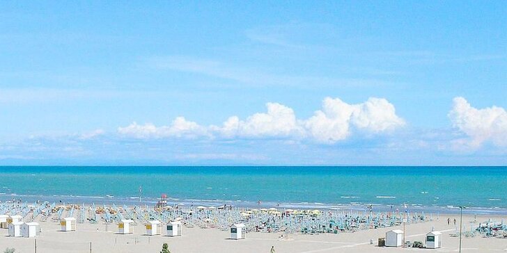 1 den na na italské pláži u moře nebo v Benátkách