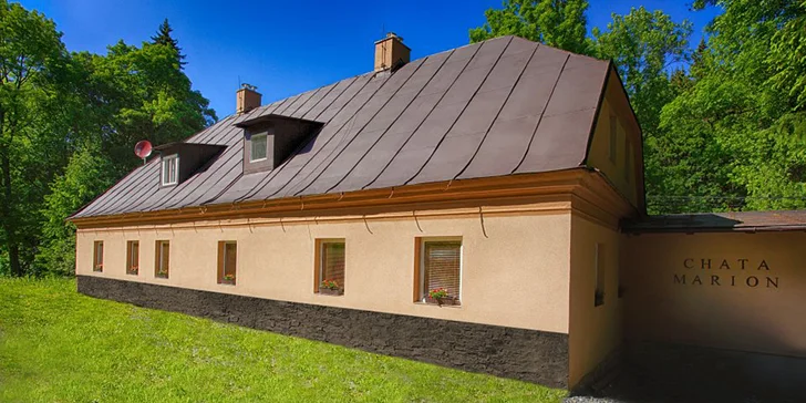 S rodinou do Jeseníků: chata s vybavenými apartmány pro 4 až 6 osob