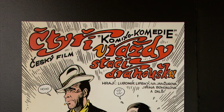 Výstava Retro biják: kostýmy a scény z československých filmů a seriálů