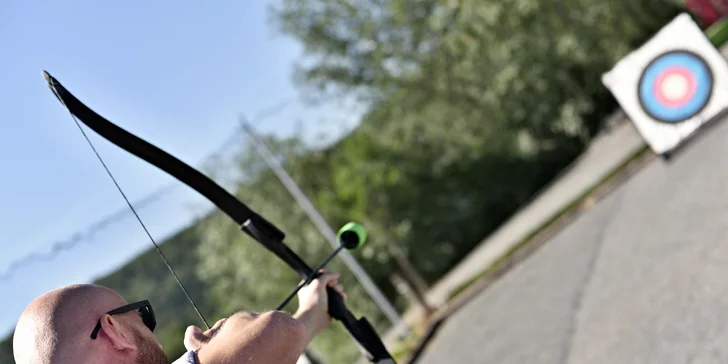 Zahrajte si napínavou lukostřeleckou hru ve Freestyle Parku Modřany