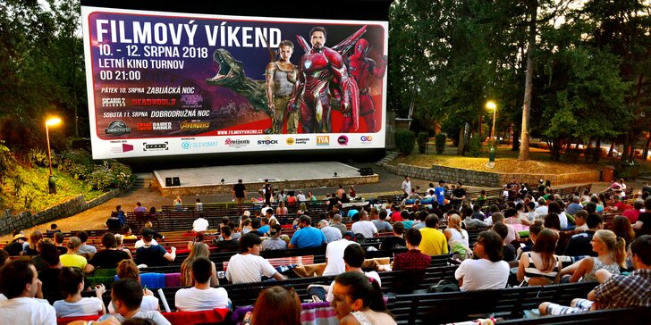 Filmový víkend v Turnově: šest blockbusterů promítaných pod širým nebem