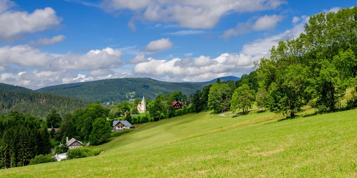 Horský hotel v Krkonoších s polopenzí, saunou, vířivkou a spoustou výletů
