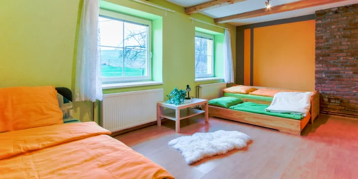 Zima nebo jaro v Jeseníkách: apartmán pro 10 lidí nebo celý dům pro 20 osob