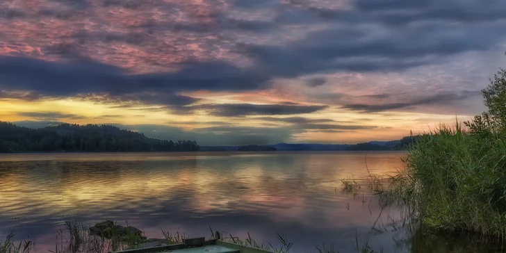Lipno na jaře: pobyt s polopenzí a saunou v penzionu s farmou