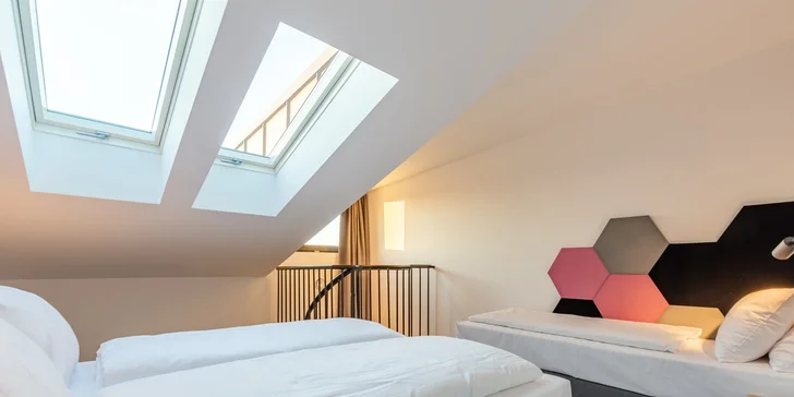 Každý apartmán má samostatnou ložnici s 2-3 lůžky.