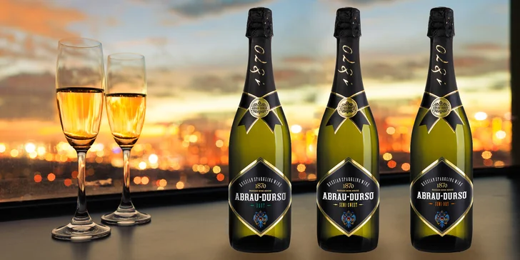 Šumivá vína Abrau Durso od Černého moře: Brut, Semi Dry i Semi Sweet