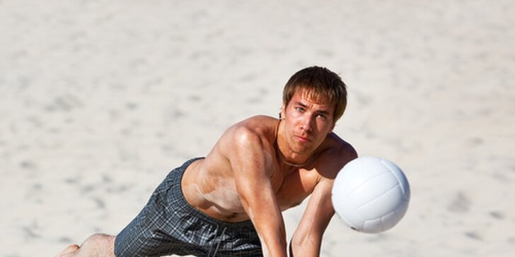 Pronájem kurtu na beach volejbal ve Freestyle Parku Modřany