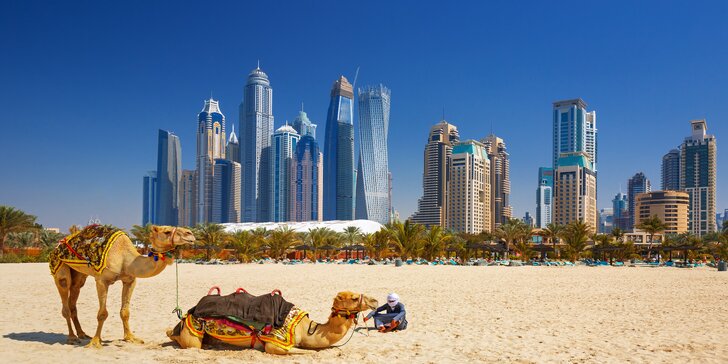 Letecky do Dubaje s možnou návštěvou Abu Dhabí: 4 noci v hotelu se snídaní
