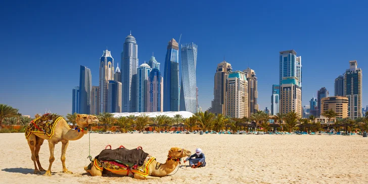 Letecky do Dubaje s možnou návštěvou Abu Dhabí i výstavy EXPO Dubai 2020: 4 noci v hotelu se snídaní