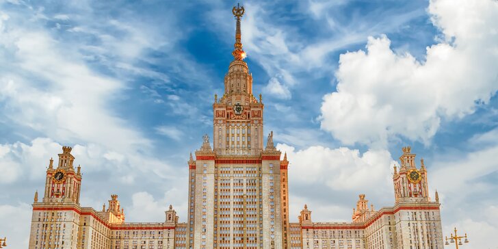Letecký poznávací zájezd do Moskvy: 3 noci, snídaně, Rudé náměstí i Kreml