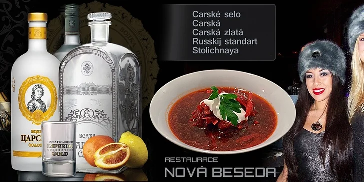 Ochutnávka té nejlepší ruské Carské vodky pro dvě osoby