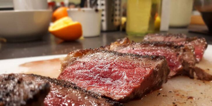 Kurz vaření s profesionály vč. konzumace: Barevné netradiční steaky