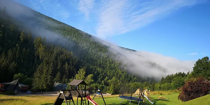 Parádní pobyt v horském hotelu ve Špindlerově Mlýně s wellness i polopenzí