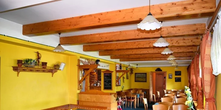 Zimní nebo jarní pobyt ve Špindlu: polopenze, volný vstup do wellness