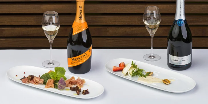 Degustační menu s vinným párováním pro 1 či 2: telecí paštika i tygří kreveta