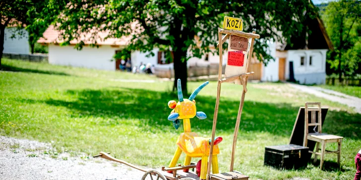 Rodinné vstupné na Řemeslné pohádkové léto ve skanzenu v Kouřimi