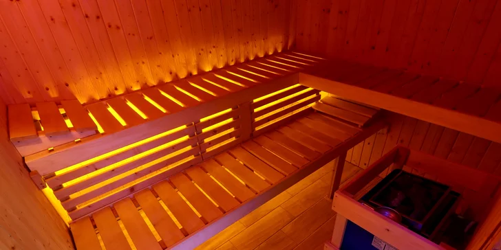 V penzionu je i wellness – najdete tu vířivku a saunu. 