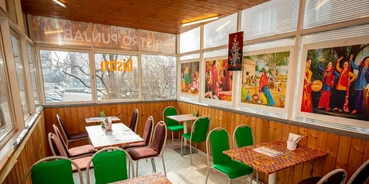 Indie na talíři: 1 či 2 hlavní jídla dle výběru z masových i vege variant