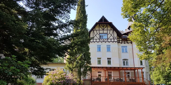 4* lázeňský pobyt v Jeseníkách s jídlem, neomezeným wellness i slevou na procedury