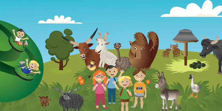 Farmapark pro jednotlivce i rodiny: krmení zvířátek a spousta atrakcí