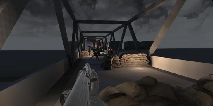 60 minut VR Pavlov pro 2–4 hráče: multiplayer hra na dvou sestavách
