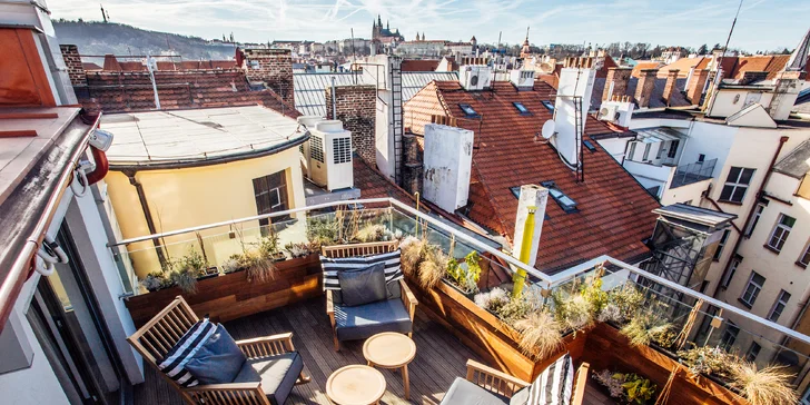 Prémiový pobyt v 5* hotelu: střešní vířivka i luxusní balíček s wellness