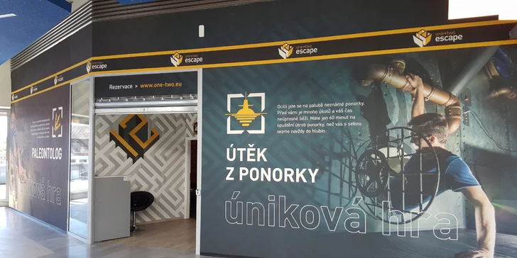 Důmyslná únikovka v Liberci: Útěk z ponorky nebo Paleontolog pro 3–4 hráče